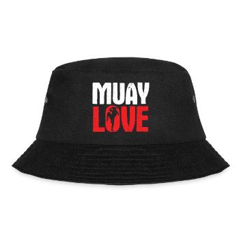 Thaiboxen Muay Thai - Bucket Hat - Schwarz - Vorne - Lela (165cm)