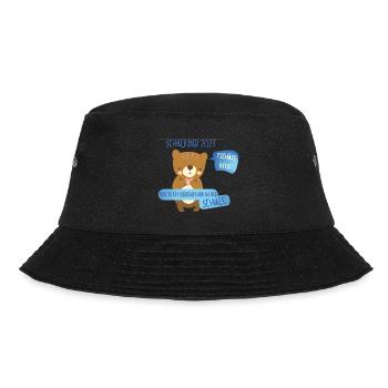 Tschüß Kita - Schulkind - Bucket Hat - Schwarz - Vorne - Lela (165cm)