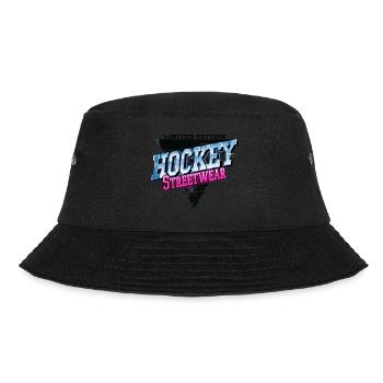 Hockey Field Hockey Player Sport Fan Neon Vintage - Bucket Hat - black - Front - Lela (165cm)