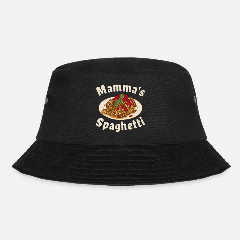 Mamma's Spaghetti - Bucket Hat - Schwarz