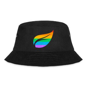 Gay Pride Parade LGBTQ+ Rainbow Flag Body Positive - Bucket Hat - Schwarz - Vorne - Lela (165cm)