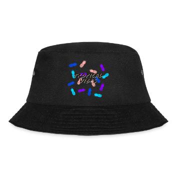 Summer time - Bucket Hat - Schwarz - Vorne - Lela (165cm)