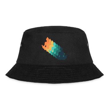 Retro Yoga - Bucket Hat - Schwarz - Vorne - Lela (165cm)