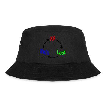 The sacred triangle of happiness - Bucket Hat - black - Front - Lela (165cm)