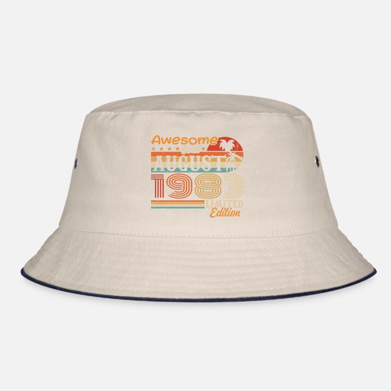 1963 August Geschenkidee August 1963 Bucket Hat