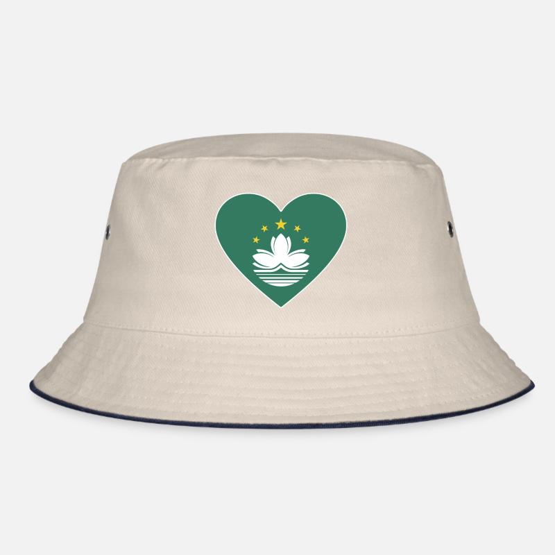 Cœur de drapeau de Macao Bob