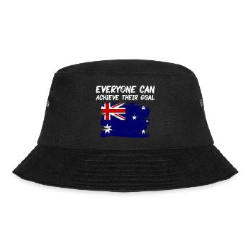 Drapeau de l’Australie sous le drapeau australien - Bob - noir - Devant - Lela (165cm)