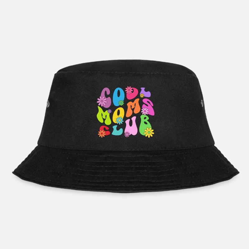 Cool Moms Club - Mutter Mom Muttertag Mama - Bucket Hat - Schwarz