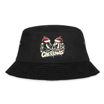 Merry Chessmas Chess Christmas - Bucket Hat - black - Front - Lela (165cm)
