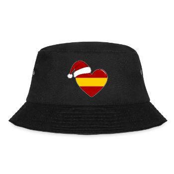 Drapeau Espagne coeur de Noël - Bob - noir - Devant - Lela (165cm)