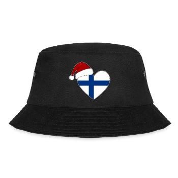 Coeur de Noël drapeau Finlande - Bob - noir - Devant - Lela (165cm)