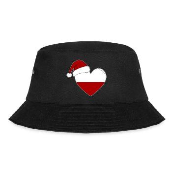 Drapeau de Pologne coeur de Noël - Bob - noir - Devant - Lela (165cm)