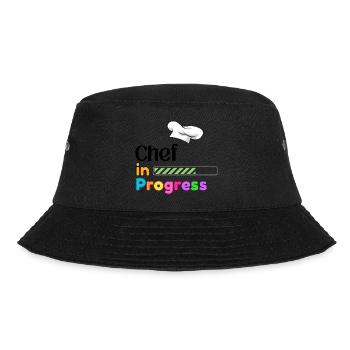 Chef In Progress Cooking Student - Bucket Hat - black - Front - Lela (165cm)