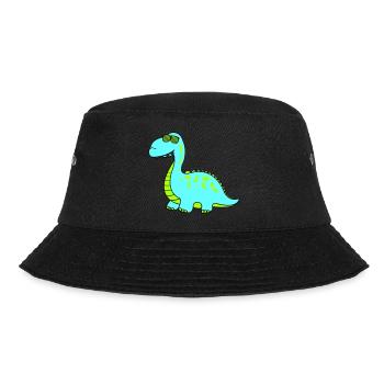 dino cool - Bucket Hat - Schwarz - Vorne - Lela (165cm)