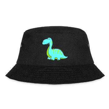 dino - Bucket Hat - Schwarz - Vorne - Lela (165cm)