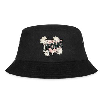 cool area 51 raid fun alien loving kid alien pun - Bucket Hat - Schwarz - Vorne - Lela (165cm)