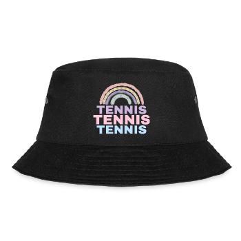 Tennis Rainbow - Bucket Hat - black - Front - Lela (165cm)