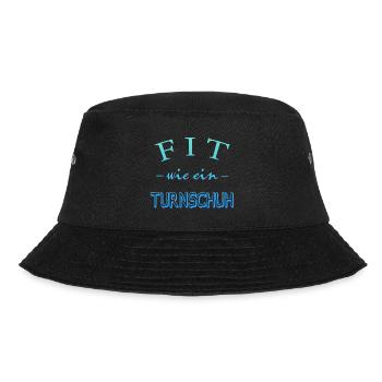 Fit wie ein Turnschuh - Bucket Hat - Schwarz - Vorne - Lela (165cm)