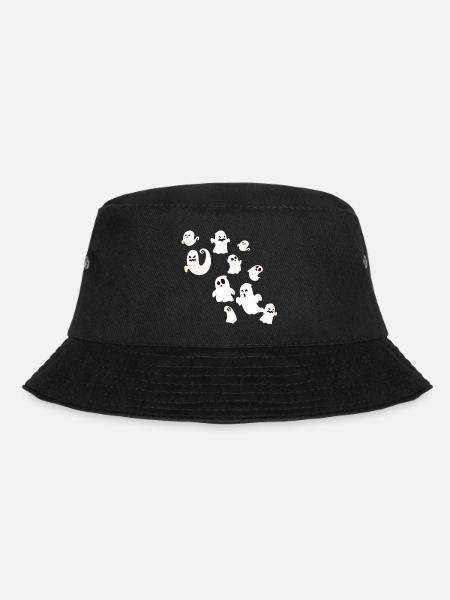 Geister, Gespenster, Gespenst,Geist, karneval - Bucket Hat - Schwarz