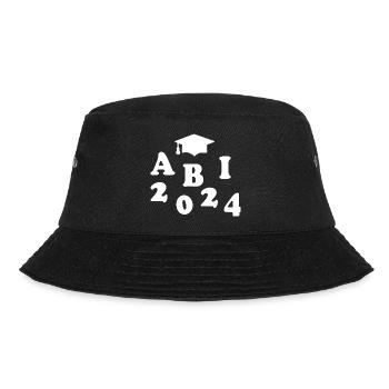 Abi 2024 - Bucket Hat - Schwarz - Vorne - Lela (165cm)