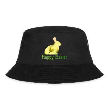 Happy Easter - Bucket Hat - Schwarz - Vorne - Lela (165cm)