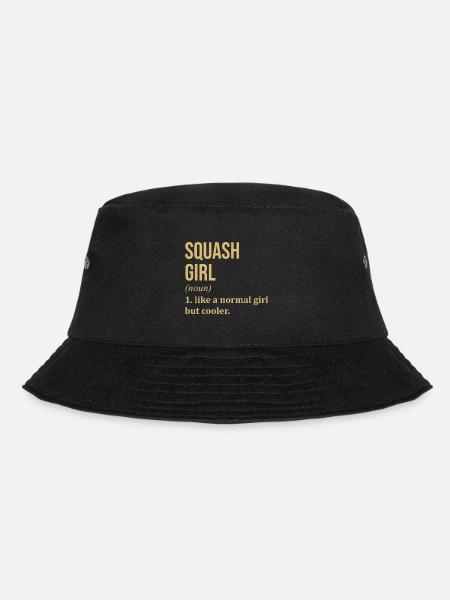 Squash Squash Squash - Bucket Hat - black