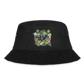 Tropical Summer - Bucket Hat - Schwarz - Vorne - Lela (165cm)