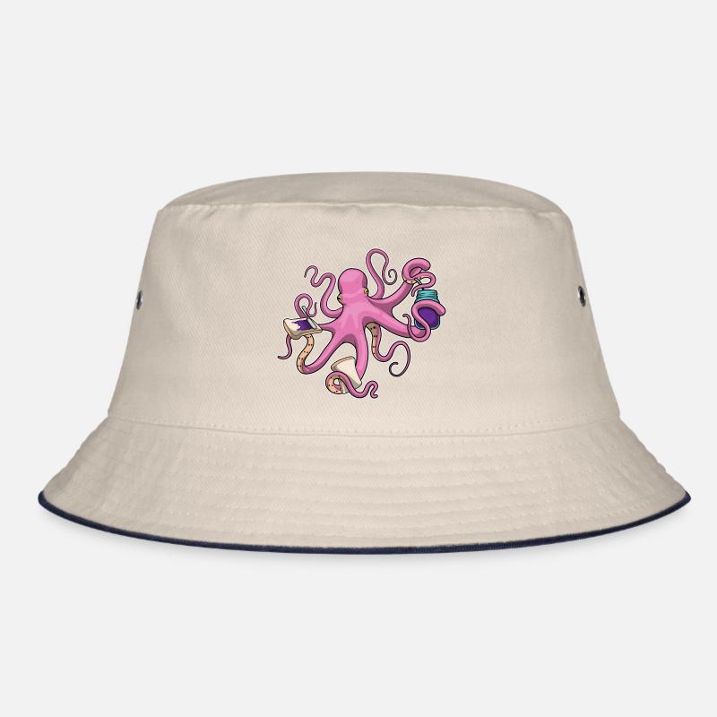 Octopus Sandwich Bucket Hat
