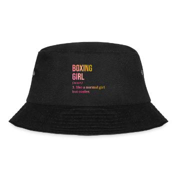 Boxen - Bucket Hat - Schwarz - Vorne - Lela (165cm)