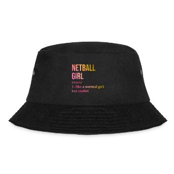Netzball - Bucket Hat - Schwarz - Vorne - Lela (165cm)