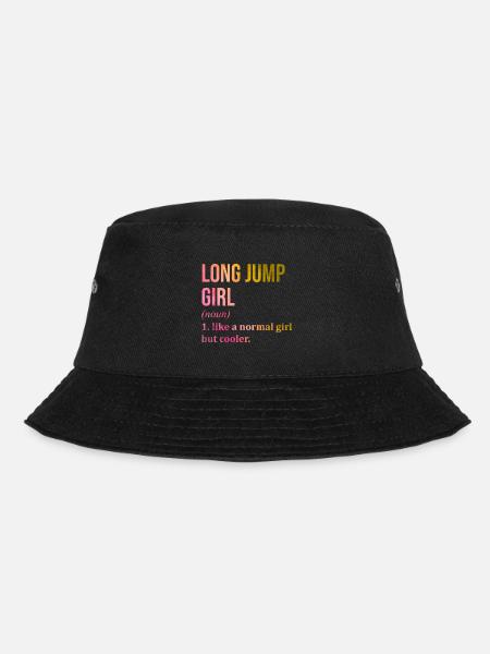 Weitsprung Weitsprung Weitsprung - Bucket Hat - Schwarz
