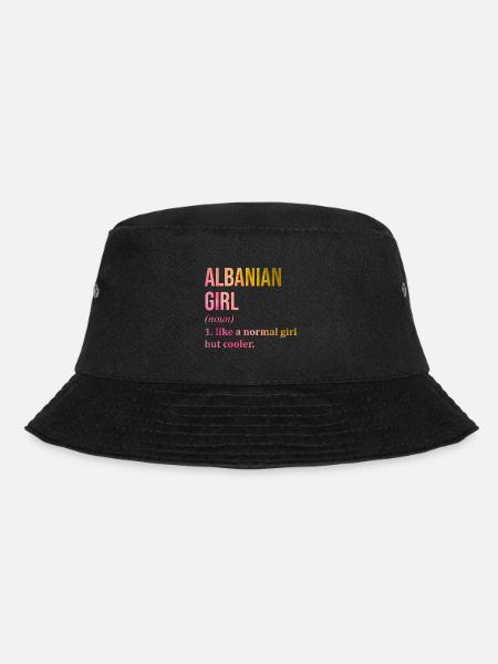 Albanien, Albanien, Albanien - Bucket Hat - Schwarz