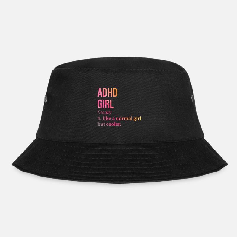 ADHS - Bucket Hat - Schwarz