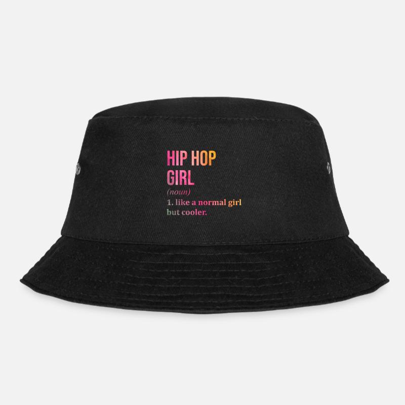 Hip-Hop (Englisch) - Bucket Hat - Schwarz