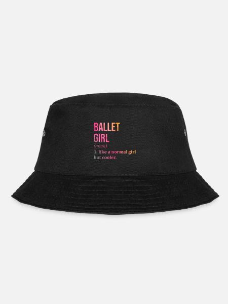 Ballerina Ballerina Ballerina - Bucket Hat - Schwarz