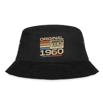 Cadeau d’anniversaire rétro vintage original des années 1960 - Bob - noir - Devant - Lela (165cm)