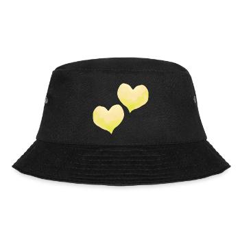 Hearts Love In Love Wedding - Bucket Hat - black - Front - Lela (165cm)