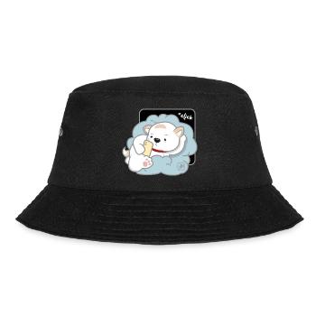 Dog Korean - Japanese Style 03 - Bucket Hat - black - Front - Lela (165cm)