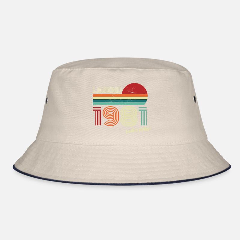 Legend 1981 Geburtstagsshirt Geschenk Jubiläum Bucket Hat