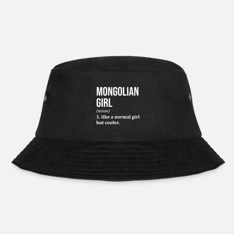 Mongolei - Bucket Hat - Schwarz