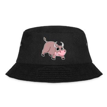 Taureau Motif Animal Enfants - Bob - noir - Devant - Lela (165cm)
