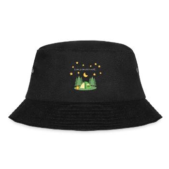 5 Million Star Hotel - Zelt unter Sternenhimmel - Bucket Hat - Schwarz - Vorne - Lela (165cm)