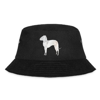 Bedlington Terrier - Bucket Hat - black - Front - Lela (165cm)