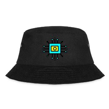 Chip Digital Computer Sensor - Bucket Hat - Schwarz - Vorne - Lela (165cm)