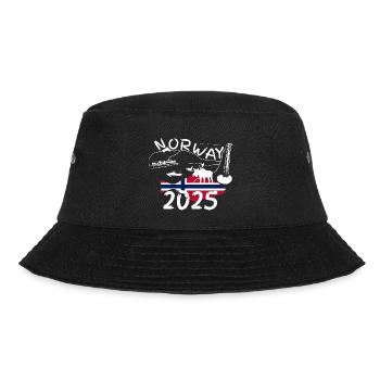 Norway 2025 Halibut with mountains and moose fishing - Bucket Hat - black - Front - Lela (165cm)