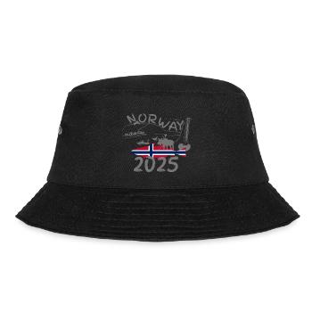 Norway 2025 Pollack with Mountains and Moose Fishing - Bucket Hat - black - Front - Lela (165cm)