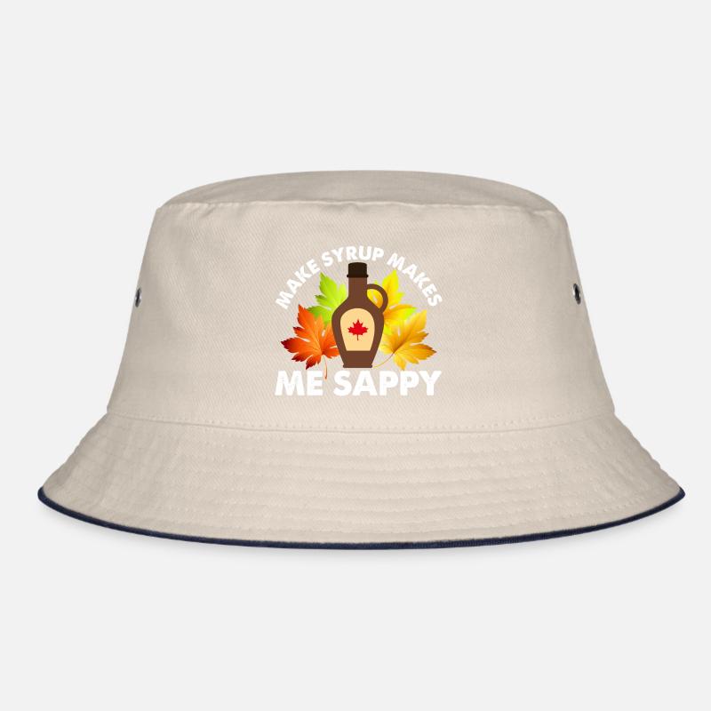 Make Syrup Makes Me Sappy Maple Tapping Bucket Hat