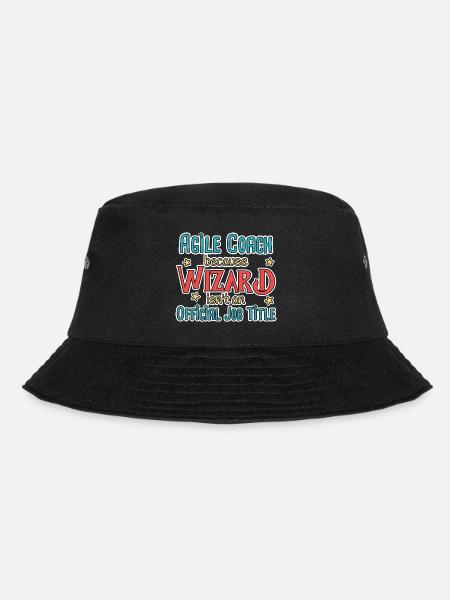 Agile Coach Wizard - Bucket Hat - Schwarz
