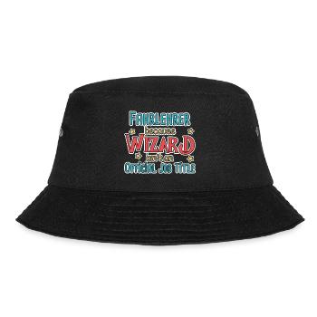 Fahrlehrer Wizard Fahrschule - Bucket Hat - Schwarz - Vorne - Lela (165cm)