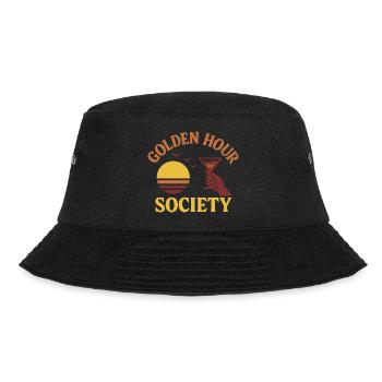 Golden Hour Society - Bucket Hat - Schwarz - Vorne - Lela (165cm)